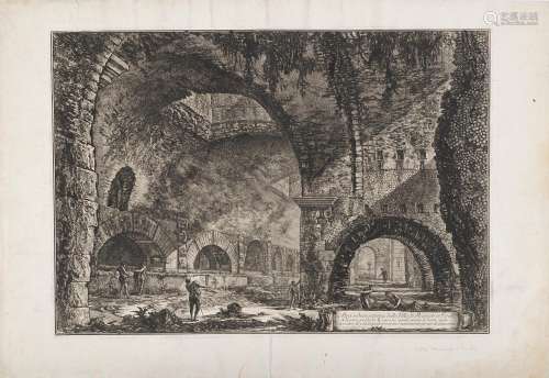 Giovanni Battista Piranesi Internal view of the Villa di Mec...