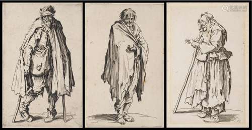 Jacques Callot Beggars, from the series Les Gueux Three etch...