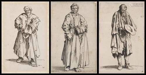 Jacques Callot Beggars, from the series Les Gueux Three etch...