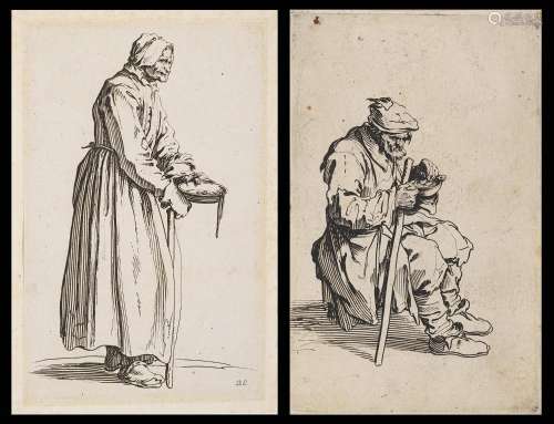 Jacques Callot Beggars, from the series Les Gueux Two etchin...