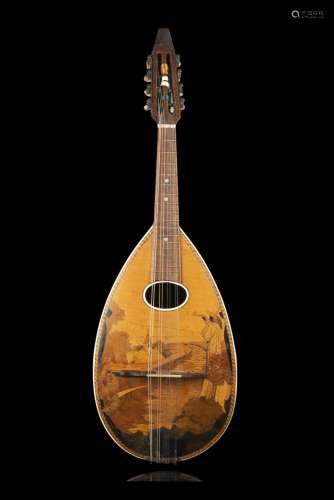 A mandolin from the roman school, 1940-50 ca. Curved back of...