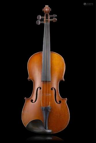 7/8 violin by Mansuy company, Mirecourt 1890-1900 ca. Two-pi...