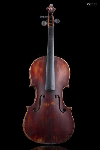 Violin from the Mirecourt school, 1900-10 ca. Two-piece back...