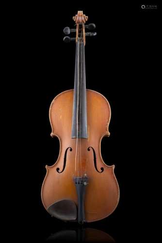 Violin from the Mirecourt school, 1890-1900 ca. Two-piece ba...