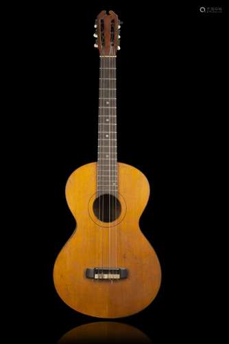 A classical guitar by Paolo Guadagnini, Turin 1940 Maple ban...