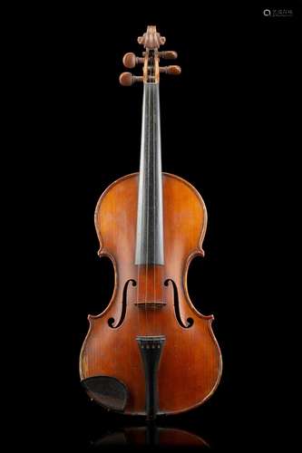 A violin by Piero Parravicini, Bovisio 1920 Two-piece back w...