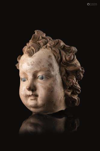 18th-century Neapolitan art. A polychrome terracotta nativit...