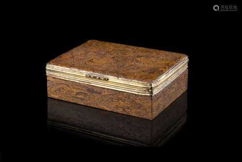 A 19th-century jasper box wih gilt silver mounts (cm 7,7x5,8...
