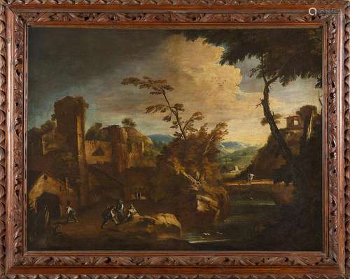 Circle of Marco Ricci, late 17th - early 18th century Landsc...