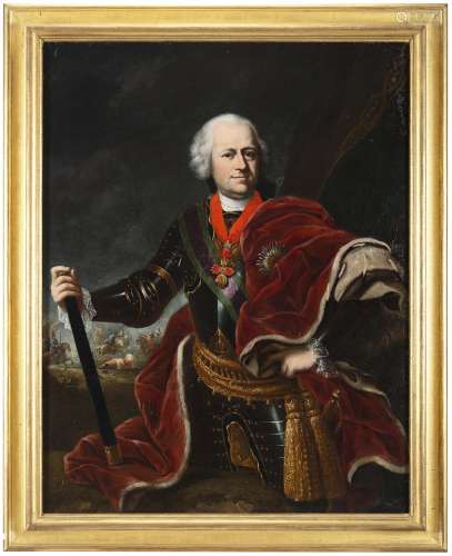 18th century master Portrait of a Habsburg with the decorati...