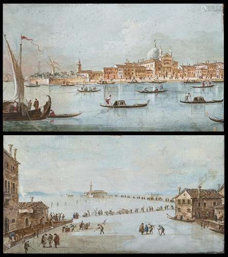 Giacomo Guardi Venice, view of the Chiesa delle Zitelle all&...