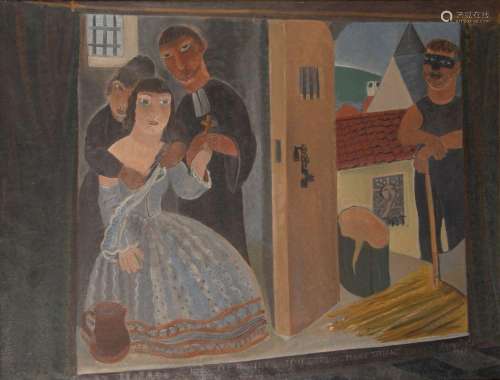 Edgard Tytgat (1879-1957) "Une page dramatique"