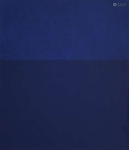 Amédée Cortier (1921-1976) Monochrome bleu