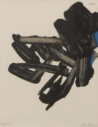 Pierre Soulages (1919-) Sans titre