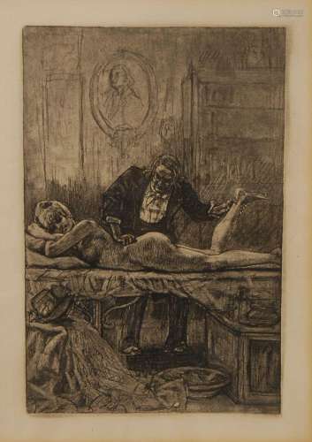 Félicien Rops (1833-1898) "Le massage"
