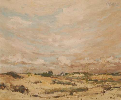 Paul Mathieu (1872-1932) Paysage de dunes
