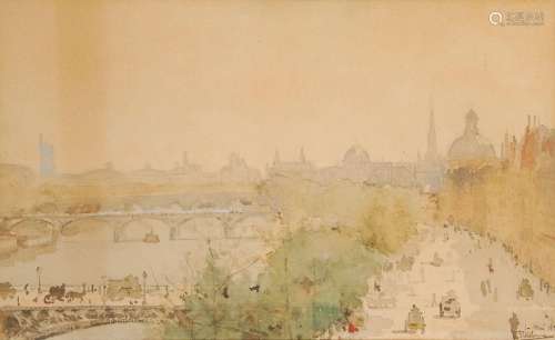 Jean-François Taelemans (1851-1931) Vue de Paris