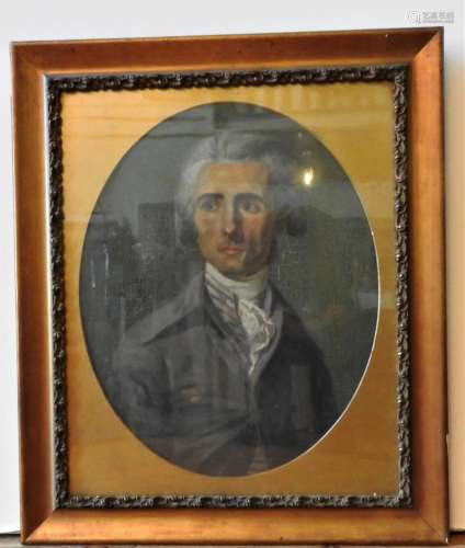AN EARLY 19th CENTURY PORTRAIT OIL PAINTING ON CANVAS OF GEN...