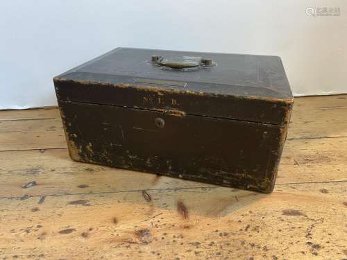 VICTORIAN LEATHER DISPATCHES BOX BY WICKAR & CO 19TH CENTURY...