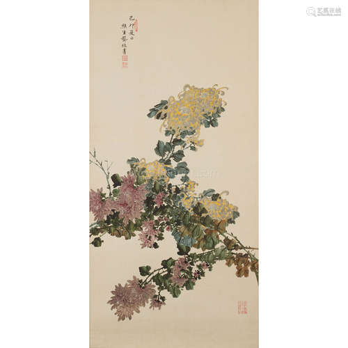 龚植 《秋菊》