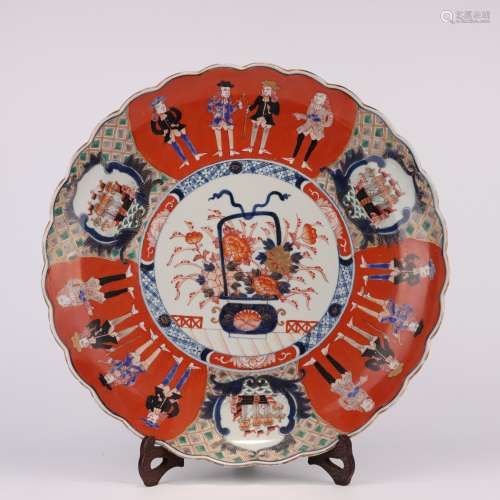 Famille Rose Export Porcelain Plate