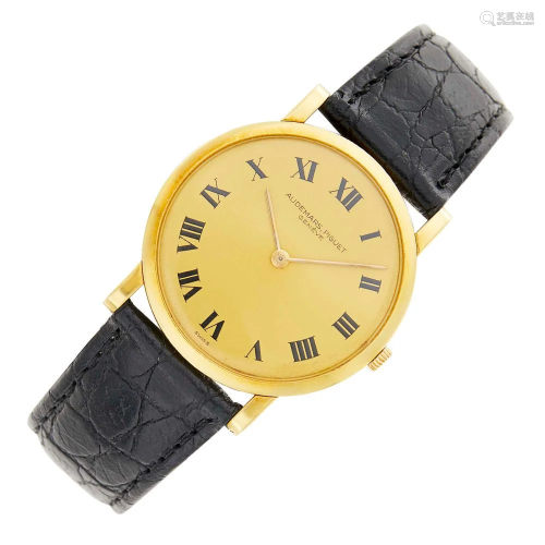 Audemars Piguet Gentleman's Gold Wristwatch