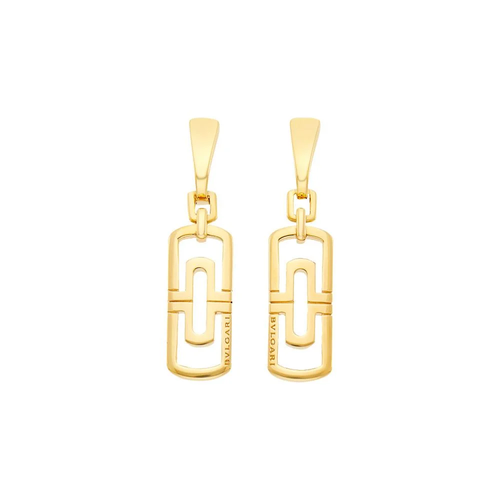 Bulgari Pair of Gold 'Parentesi' Pendant-Earclips