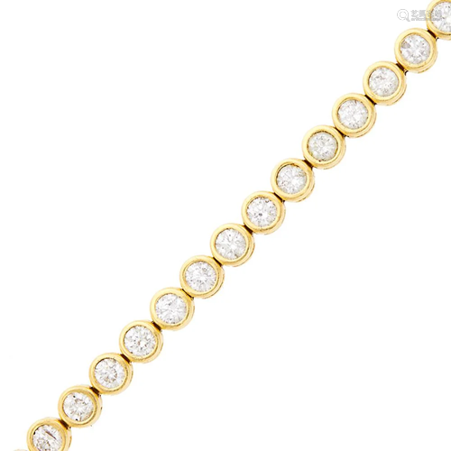 Gold and Diamond Bracelet