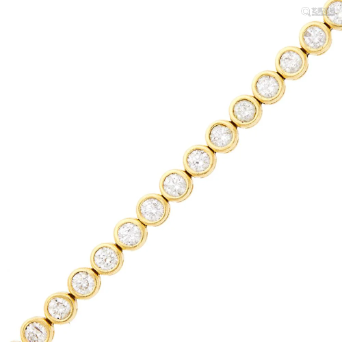 Gold and Diamond Bracelet