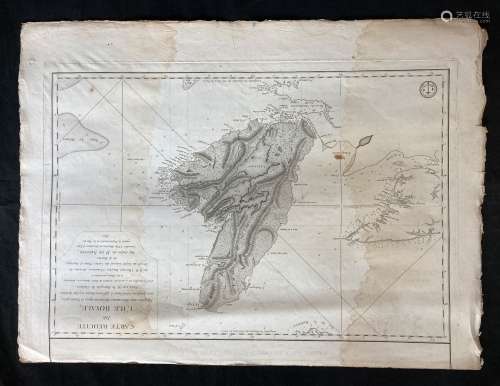 Carte de marine du XVIIIe siècle, Carte réduite de l'île roy...