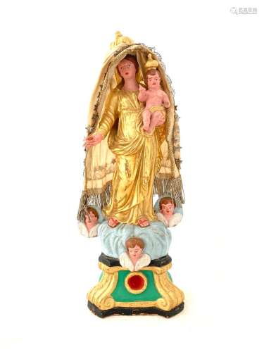 Vierge à l'enfant dite santibelli ou Vierge de Marseilles, e...