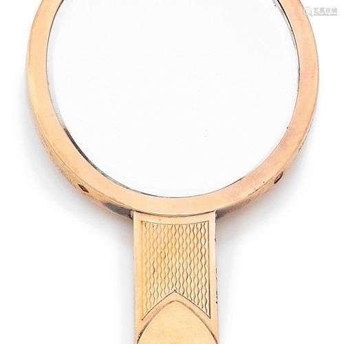 HERMÈS MIROIR DE DAME en vermeil (925 millièmes). Signé Herm...