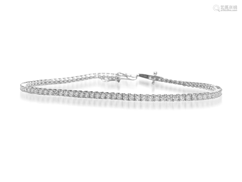 2.50 VS Diamond Tennis Bracelet For Her