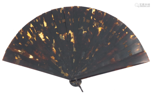 A sturdy circa 1880â€™s tortoiseshell bris