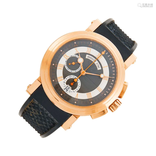 Breguet Gentleman's Rose Gold 'Marine' Chronograph