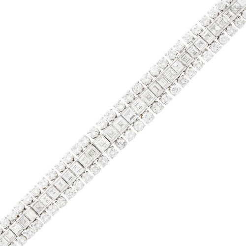 Van Cleef & Arpels Platinum and Diamond Bracelet