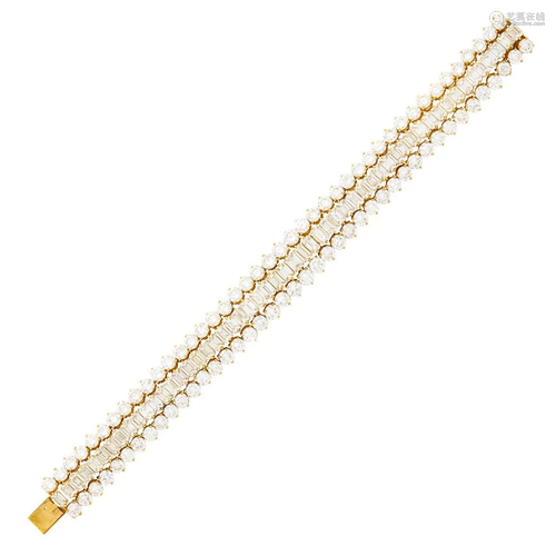 Gold and Diamond Bracelet