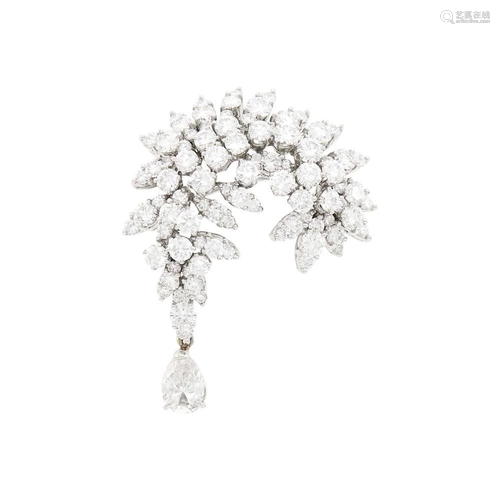 Tiffany & Co. Platinum and Diamond Brooch