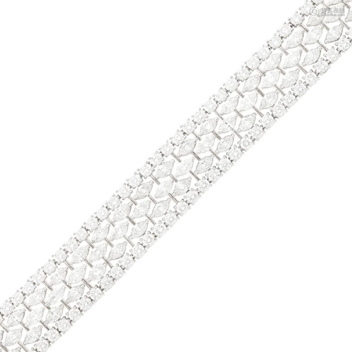 Graff Platinum and Diamond Bracelet