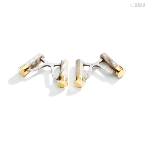 A pair of cufflinks, by Hermes