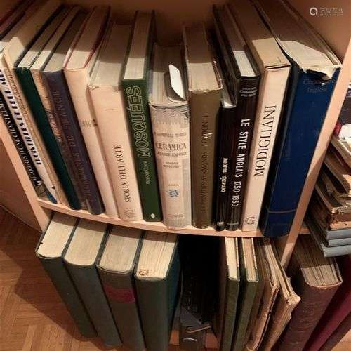 Lot de livres d'art Provenance : Entier contenu d'un apparte...