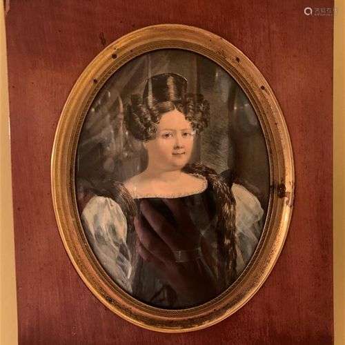 Ecole FRANCAISE du XIXe siècle Portrait de femme, probableme...