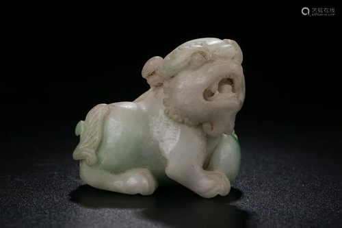 Repulic of China - Jadeite Lion Figure