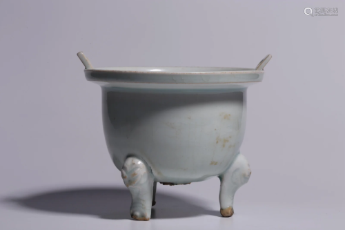 Song Dynasty - Hutian Ware Incense Burner with Handle