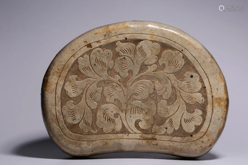 Song Dynasty - Cizhou ware Flower Pattern Pillow