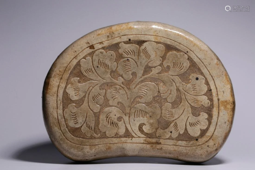 Song Dynasty - Cizhou ware Flower Pattern Pillow