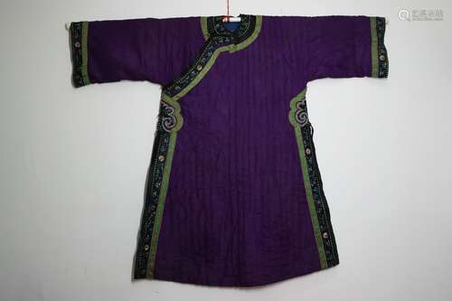 Qing Court Casual Robe - Qing Dyn.