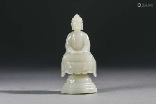 White Jade Seated Buddha