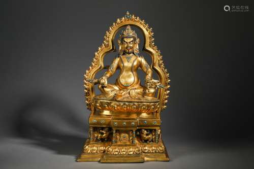 Gilt Bronze Figure Of Jambhala