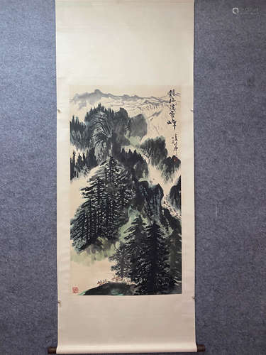 Chinese Landscape Painting Scroll